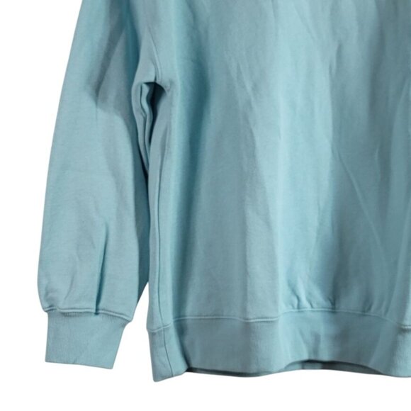 Old Navy SoComfy Sweatshirt Blue XS Pullover Long Sleeve Tunic Length Venice CA - Picture 4 of 8